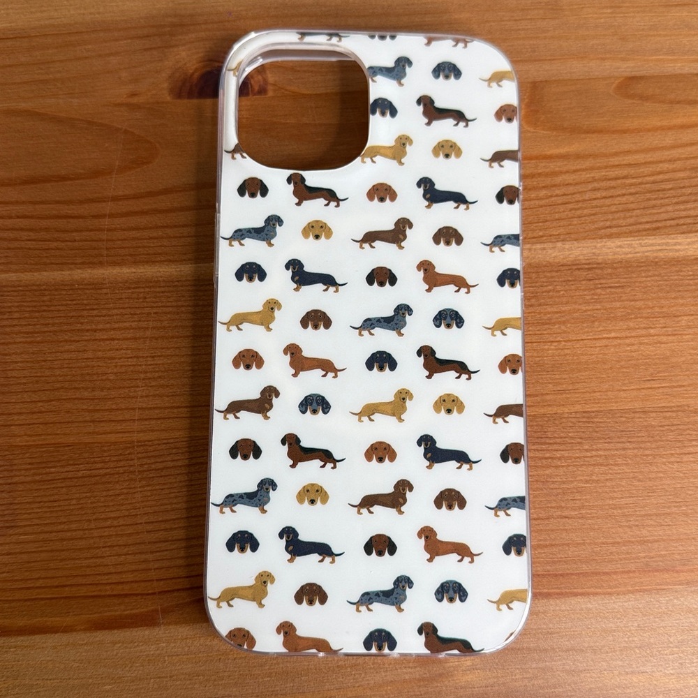 XO Poppy dachshund iphone case -16e/15/14/13 - Picture 4 of 5